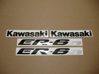 Kawasaki ER-6N 2008 - Orange Version - Decalset