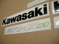 Kawasaki ER-6N 2009 - Grüne Version - Dekorset