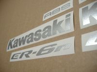Kawasaki ER-6N 2010 - Schwarze Version - Dekorset