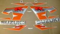 Suzuki GSX-R 600 2004 - Black/Orange Version - Decalset