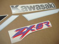 Kawasaki ZX-6R 2000 - Grüne Version - Dekorset