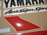 Yamaha YZF-600R 1996 - Red/White Version - Decalset