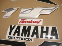 Yamaha YZF-600R 1998 - Red/Black/White Version - Decalset