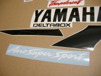 Yamaha YZF-600R 1998 - Red/Black/White Version - Decalset