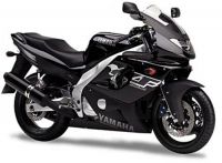 Yamaha YZF-600R 1999 - Schwarze Version - Dekorset