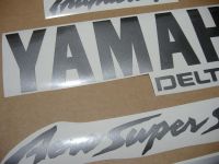 Yamaha YZF-600R 1999 - Schwarze Version - Dekorset