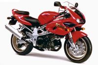 Suzuki TL 1000S 1997 - Red Version - Decalset