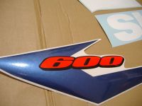 Suzuki GSX-R 600 2004 - White/Blue Version - Decalset