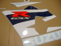 Suzuki GSX-R 600 2004 - White/Blue Version - Decalset