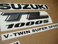 Suzuki TL 1000S 1999 - Gelbe Version - Dekorset