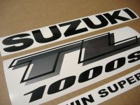 Suzuki TL 1000S 1999 - Yellow Version - Decalset