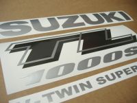 Suzuki TL 1000S 2000 - Red Version - Decalset