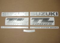 Suzuki TL 1000S 2001 - Black Version - Decalset