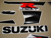 Suzuki GSX-R 600 2004 - Yellow/Black Version - Decalset