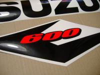 Suzuki GSX-R 600 2004 - Yellow/Black Version - Decalset