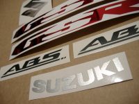 Suzuki GSR 600 2010 - Mattschwarze Version - Dekorset