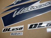 Suzuki DL650 V-STROM 2006 - Blaue Version - Dekorset