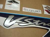 Suzuki DL650 V-STROM 2008 - Blaue Version - Dekorset