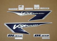 Suzuki DL650 V-STROM 2007 - Blue Version - Decalset