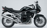 Suzuki Bandit 1250S 2007 - Schwarze Version - Dekorset