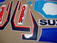 Suzuki GSX-R 750 1996 - White/Blue Version - Decalset