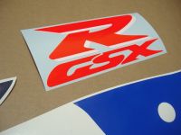 Suzuki GSX-R 750 1996 - White/Blue Version - Decalset