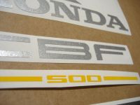 Honda CBF 500 2005 - Schwarze Version - Dekorset