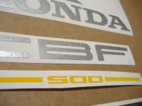 Honda CBF 500 2005 - Black Version - Decalset