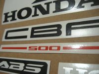 Honda CBF 500 2004 - Silver Version - Decalset