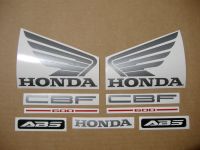 Honda CBF 600N 2004 - Silver Version - Decalset