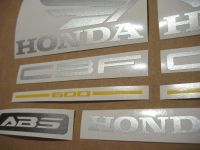 Honda CBF 600N 2005 - Black Version - Decalset