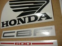 Honda CBF 600N 2005 - Silver Version - Decalset