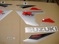 Suzuki GSX-R 600 2005 - Red/Black Version - Decalset