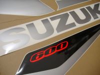 Suzuki GSX-R 600 2005 - Rot/Schwarz Version - Dekorset