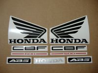 Honda CBF 600S 2006 - Lightblue Version - Decalset