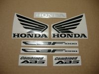 Honda CBF 1000 2010 - Weiße Version - Dekorset