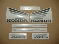 Honda CBF 1000 2012 - Burgundy Version - Decalset