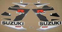 Suzuki GSX-R 600 2005 - Silver/Black Version - Decalset