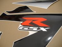 Suzuki GSX-R 600 2005 - Silver/Black Version - Decalset