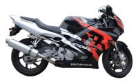 Honda CBR 600 F3 1997 - Schwarz/Weiß/Rote Version - Dekorset