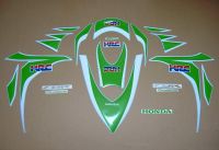 Honda CBR 1000RR 2008-2011 - Lime-Green/White - Custom-Decalset