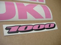 Suzuki GSX-R 1000 Universal - Barbie Pink - Custom-Decalset