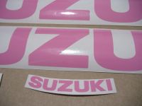 Suzuki GSX-R 1000 Universal - Barbie Pink - Custom-Decalset