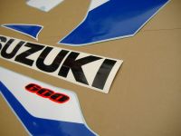 Suzuki GSX-R 600 2005 - Gelb/Blaue Version - Dekorset