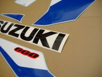 Suzuki GSX-R 600 2005 - Yellow/Blue Version - Decalset