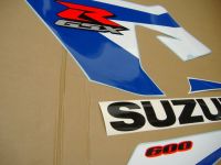 Suzuki GSX-R 600 2005 - Yellow/Blue Version - Decalset