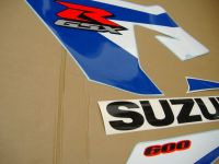 Suzuki GSX-R 600 2005 - Gelb/Blaue Version - Dekorset