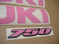 Suzuki GSX-R 750 Universal - Barbie Pink - Custom-Decalset