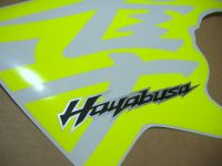 Suzuki Hayabusa GSX-1300R 2010-2011 - Neon-Yellow - Custom-Decalset