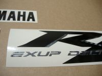 Yamaha YZF-R1 - Schwarz/Carbon - Custom-Dekorset